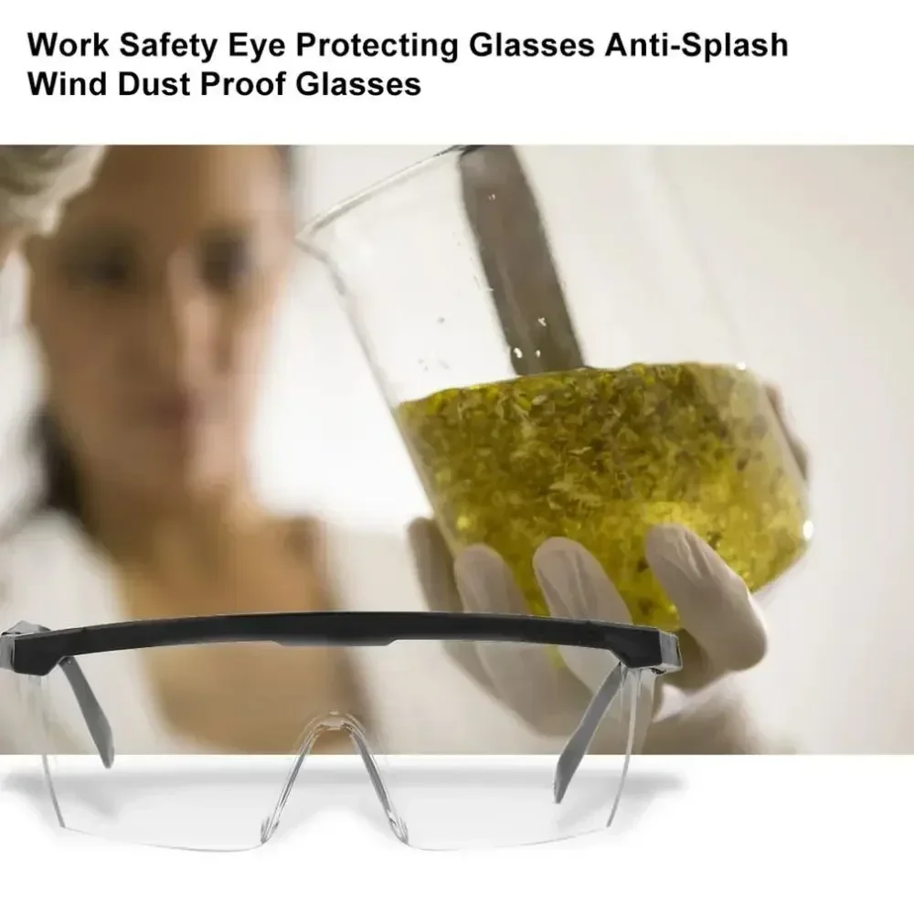 1/40pcs Work Safety Anti-Splash Eye Protection Goggles Glass Windproof Dustproof Waterproof Protective Glasses Cycling Goggles