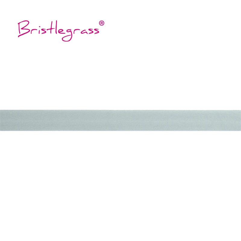 BRISTLEGRASS 2 5 10 Yard 5/8" 15mm Solid Matte Non-Shiny FOE Fold Over Elastics Spandex Band Hair Tie Headband Dress Sewing Trim
