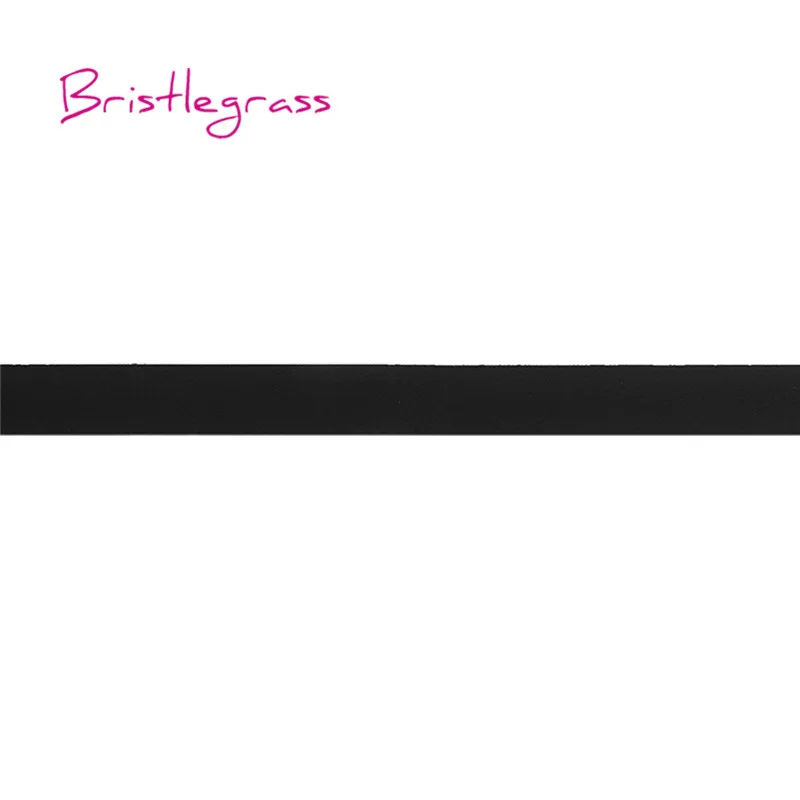 BRISTLEGRASS 2 5 10 Yard 5/8" 15mm Solid Matte Non-Shiny FOE Fold Over Elastics Spandex Band Hair Tie Headband Dress Sewing Trim