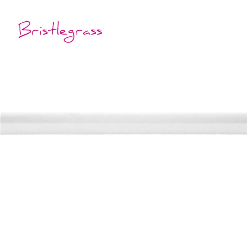 BRISTLEGRASS 2 5 10 Yard 5/8" 15mm Solid Matte Non-Shiny FOE Fold Over Elastics Spandex Band Hair Tie Headband Dress Sewing Trim