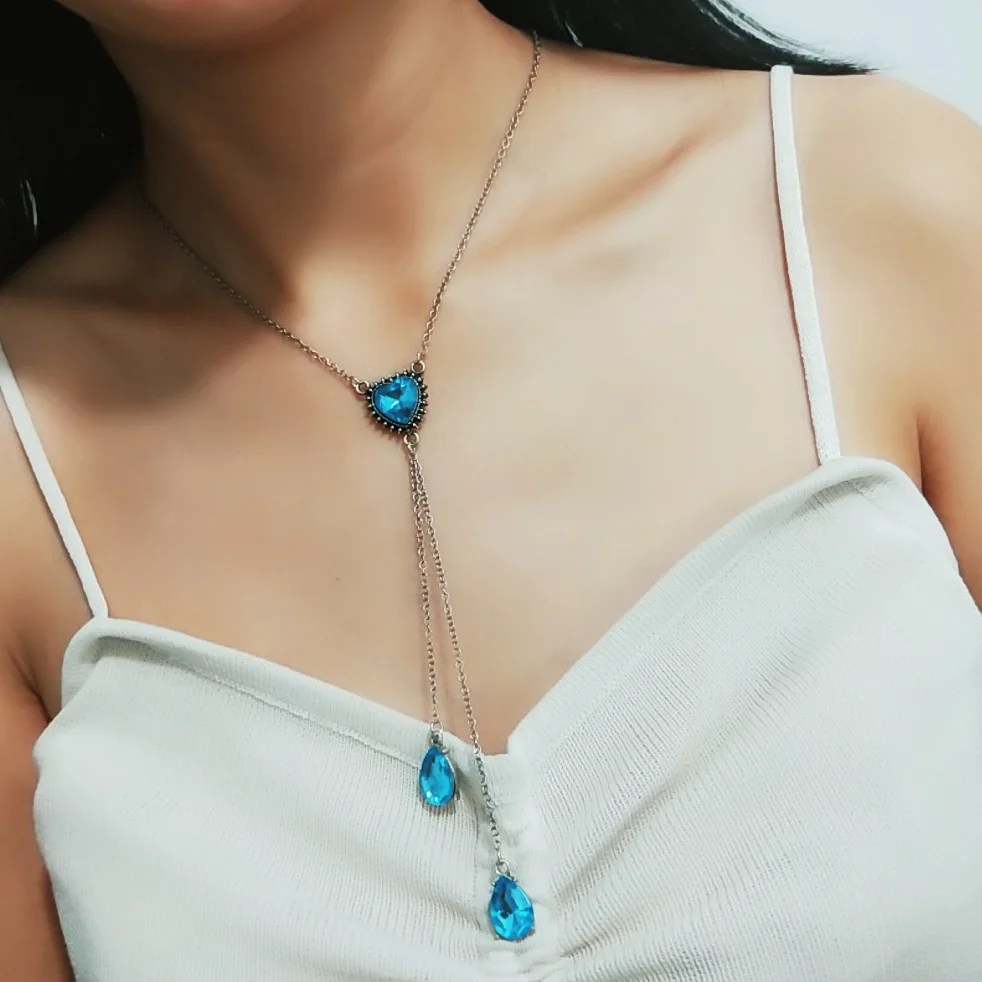Bohemian Multi layered Necklaces For Women Moon Cross Tree Star Pendant chains Statement Choker 2020 Boho Fashion Jewelry