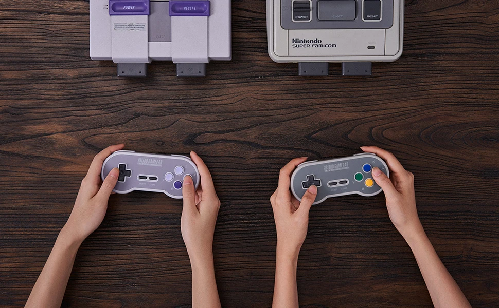 8BitDo SN30 2.4G Wireless Gamepad for Original SNES/SFC