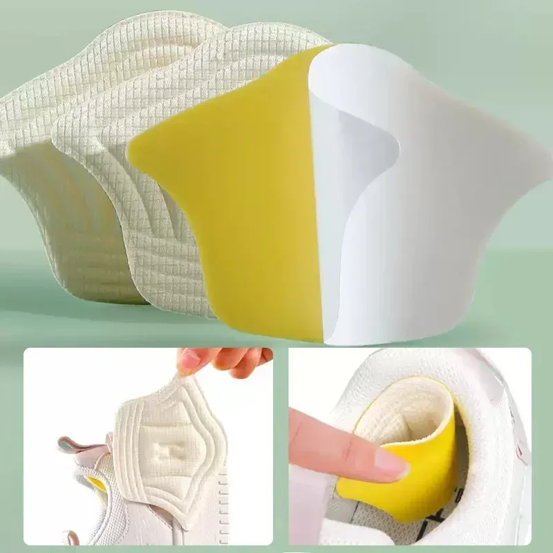 Heel Protectors for Sneakers Shoes Size Reducer Sports Shoe Inserts Cushion Pain Relief Antiwear Foot Pad Self-adhesive Stickers