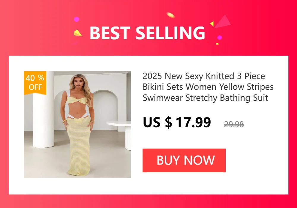 2026 Summer 3 Piece Bikini Sets Strapless Bikini Top With Half Long Skirt Cover ups Beach Wear Female Biquini Bathing Suit K210