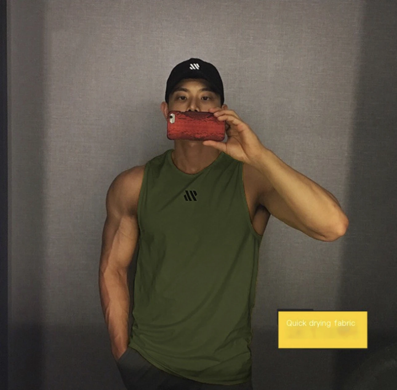 Summer Men's Gym Tank Top Fitness Training Clothing Quick-drying Loose Bodybuilding Sleeveless Shirt Men Fashion Basketball Vest