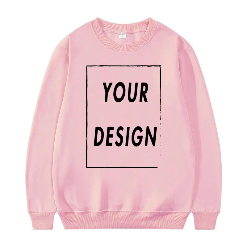 2025 New Unisex Hatless Sweatshirt Customize Your Logo Crew Neck Sweater Fashion Men's Women's Casual Sweater