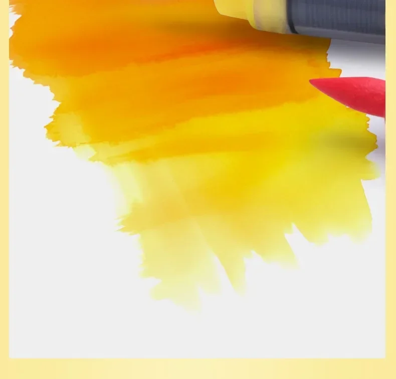 GRASP 1PC 84 Colors Acrylic Marker Pens Waterproof Pen Soft Brush Nib Student Art for Glass Stone School Stationery Art Supplies