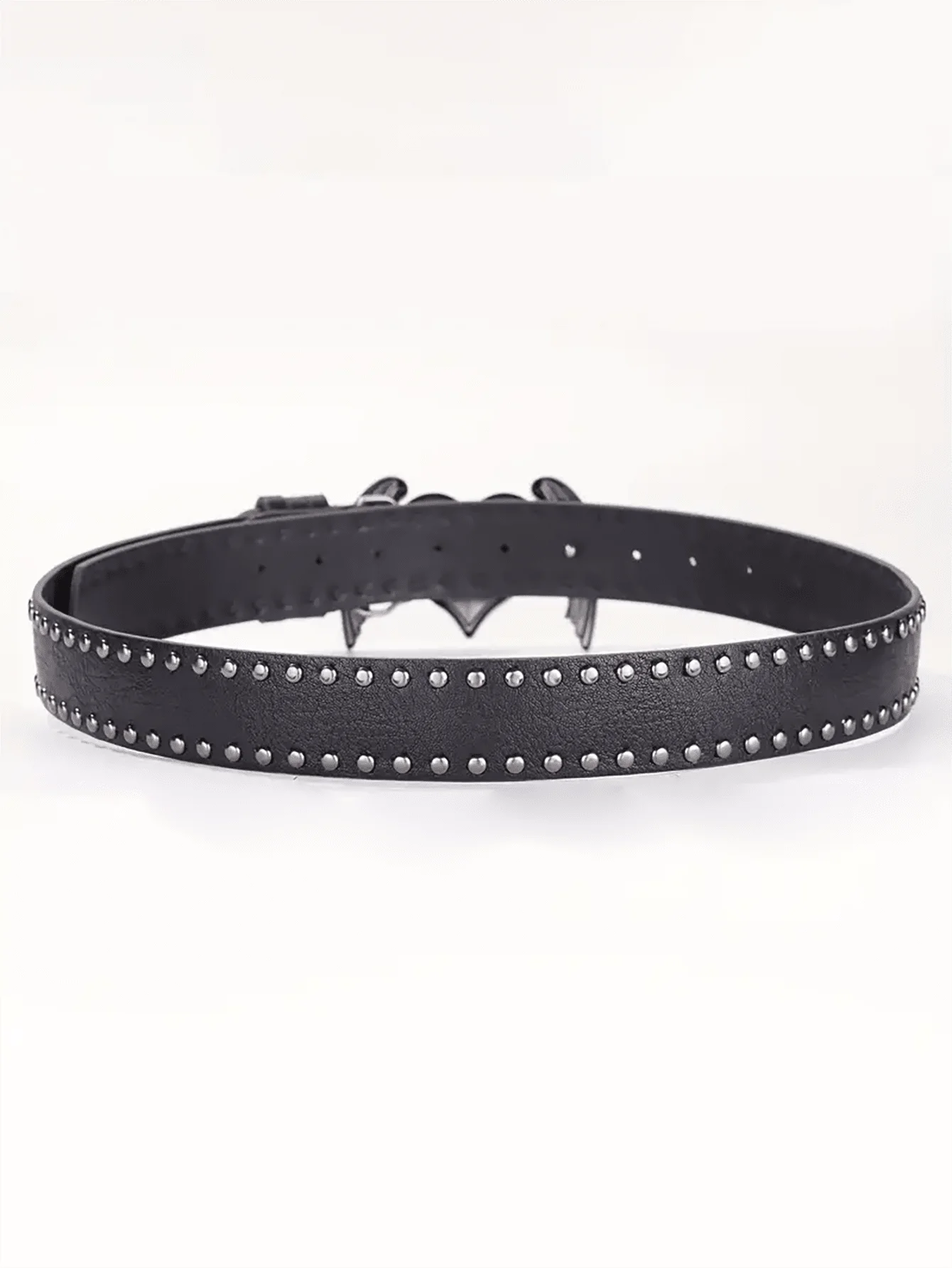 1Pcs Rose essential oil droplet heart-shaped leather belt, rivet decoration, Y2K punk gothic rock hip-hop style,spring,summer