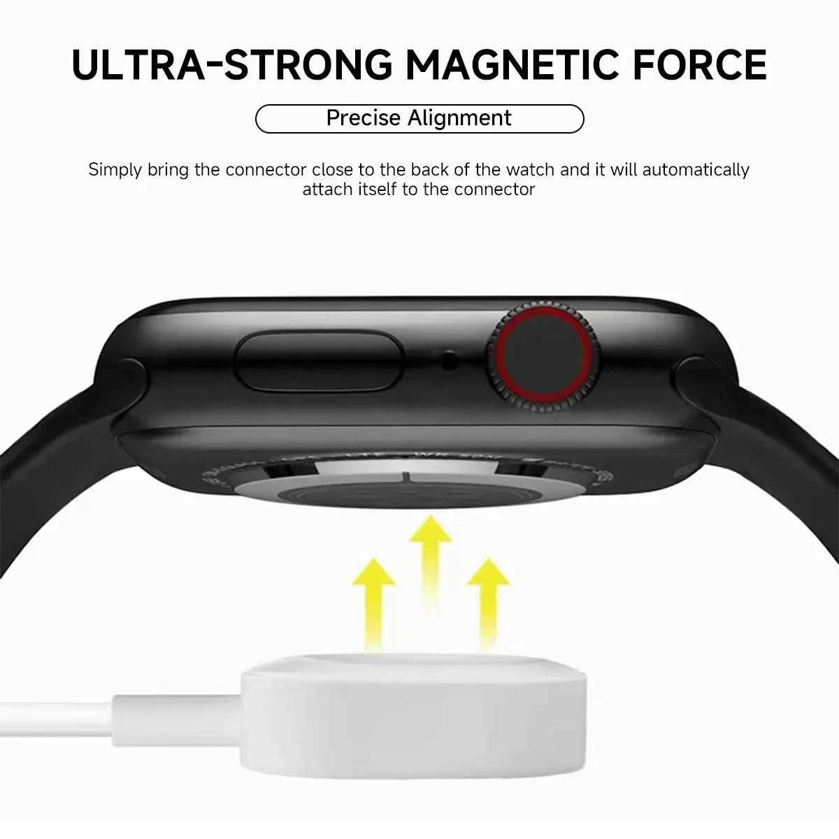 2024 Magnetic Wireless USB A Fast Charger for Apple Watch Ultra Series 9 8 7 6 SE Type C Cable Charging for iWatch Series 5 3 2