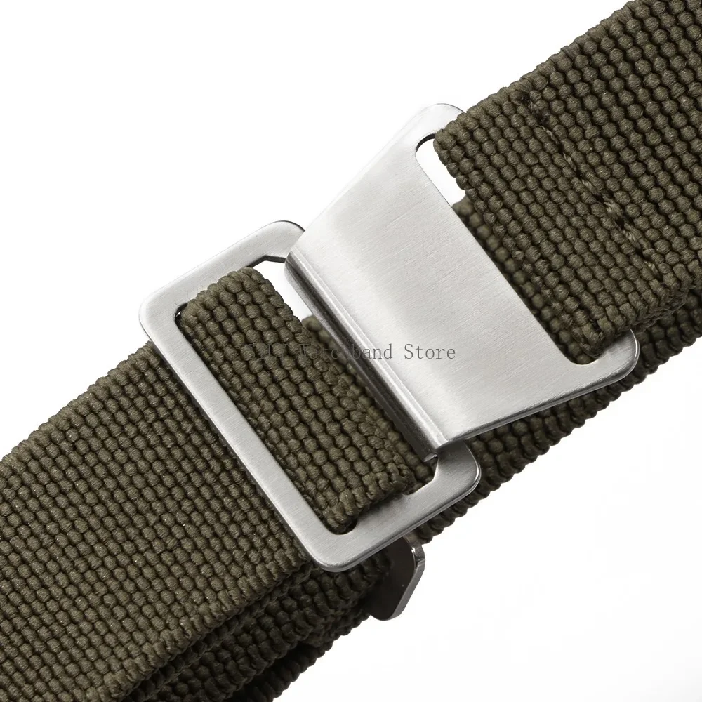18mm 20mm 22mm French Troops Parachute Bracelets Elastic Nylon Braided Watch Band Universal Men Women Strap Soft Sport Wristbelt