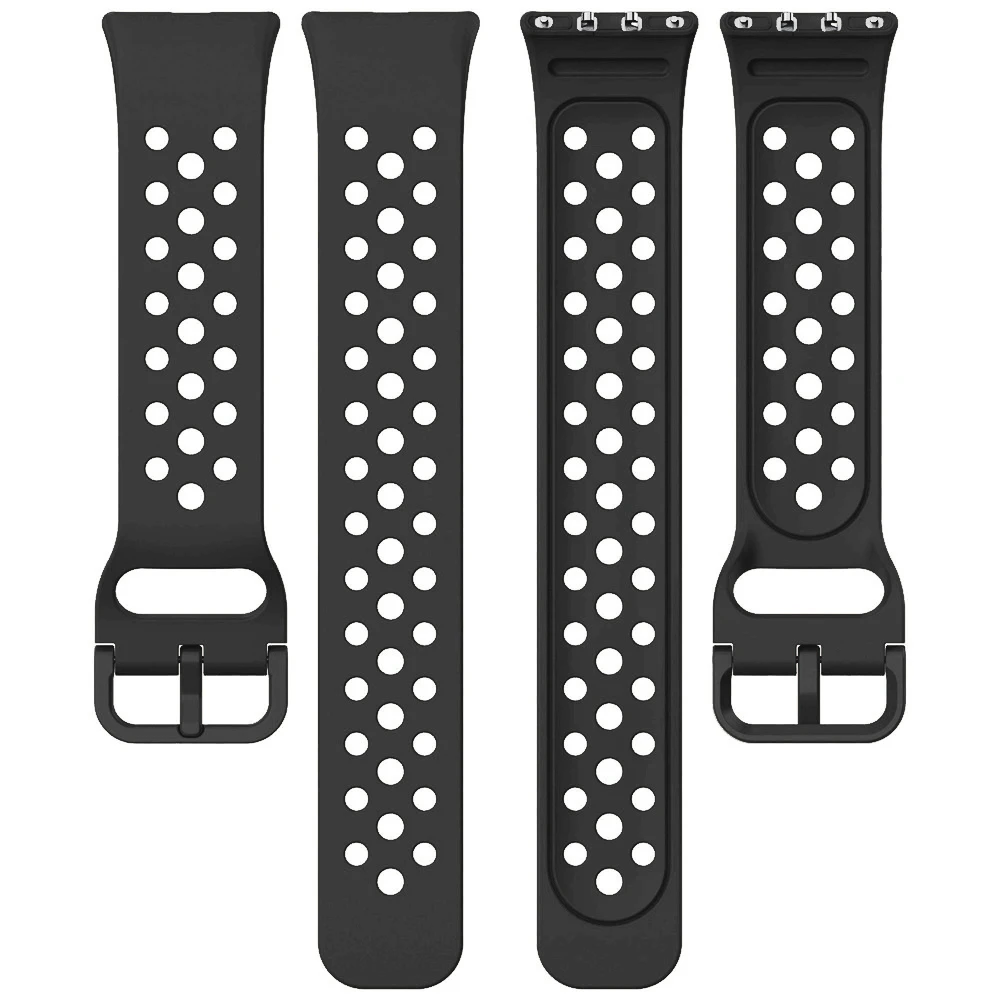 Soft Silicone Watch Compatible with Samsung Galaxy Fit3 Replacement Bracelet Breathable Watchband Smart Watch Sports Accessories