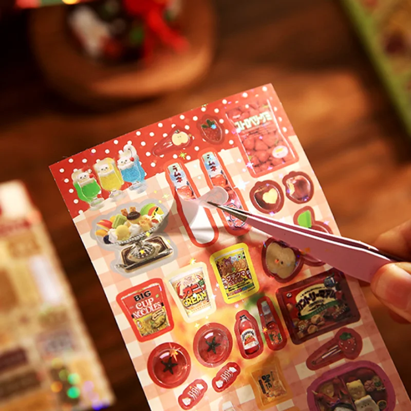 Mr Paper Millenium Dream Book Series Sticker Book Korean Ancient Style Sticker Book DIY Handbook Students' Gifts 30 Pcs in