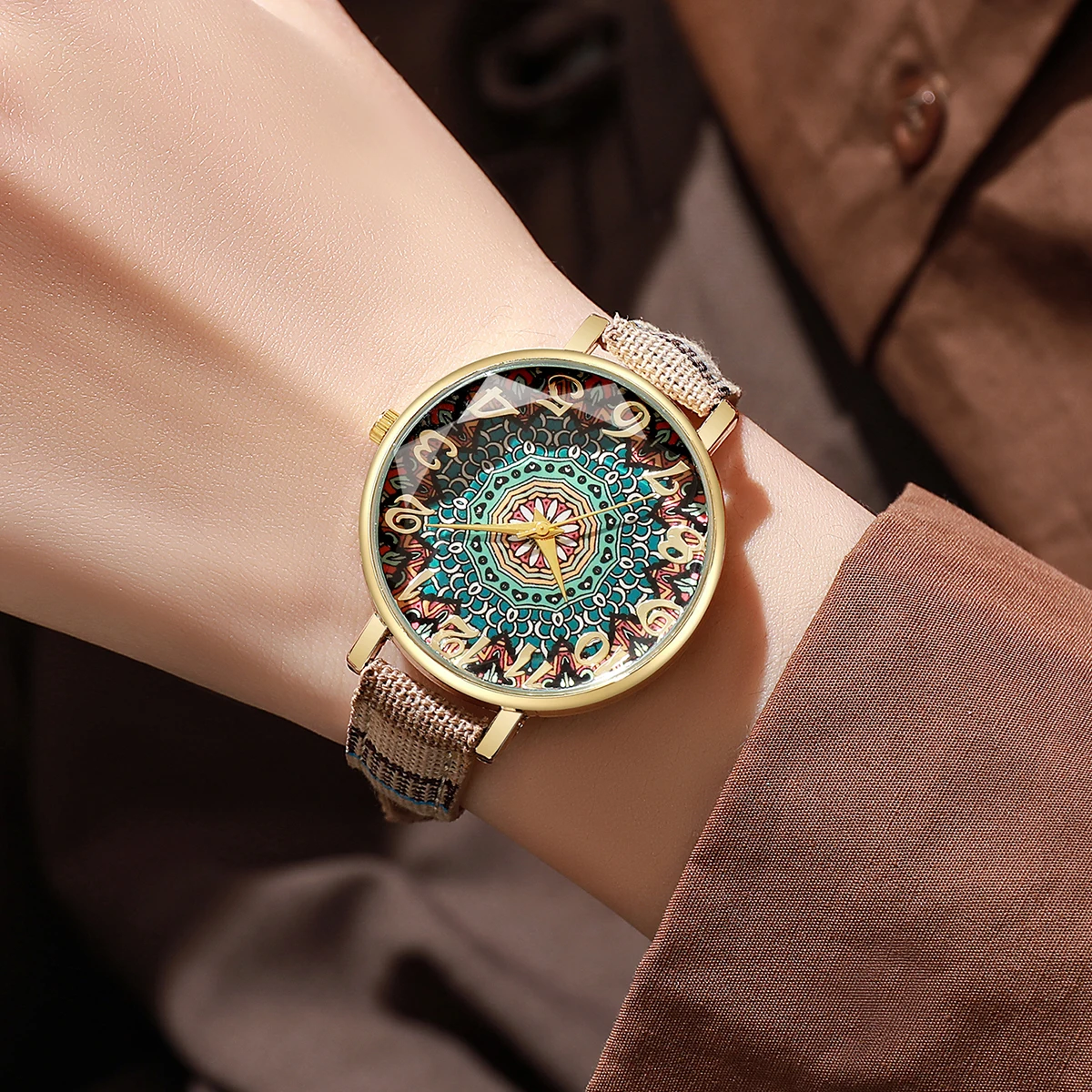 2PCS/Set Women Fashion Watches Ladies Casual Leather Band Arabic Dial Quartz Wrist Watches Female Clock(Without Box)