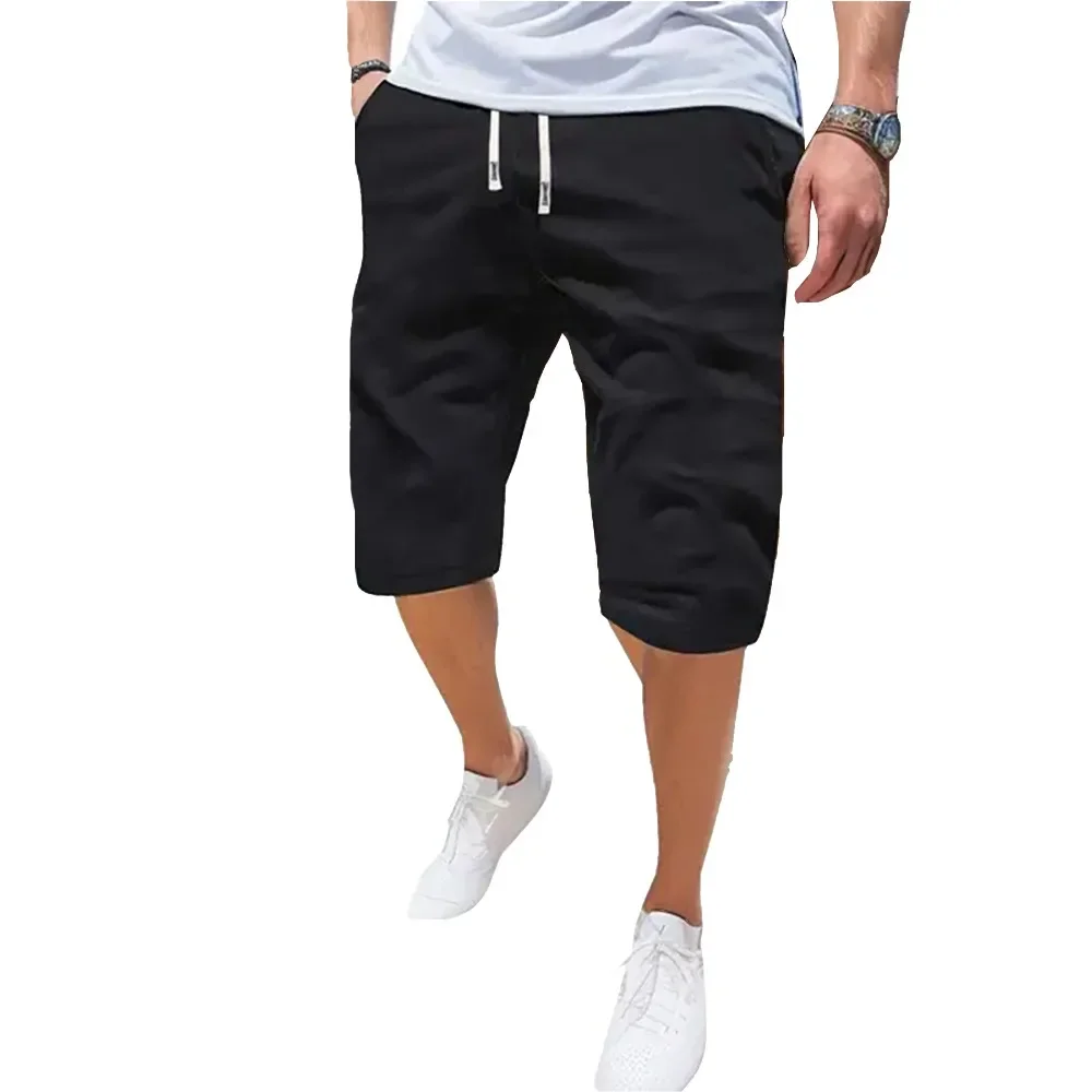Men's Sports Shorts Breathable Thin Loose Casual Shorts Fashion Beach Comfortable Five Pants Outdoor Running Fitness Short Pants