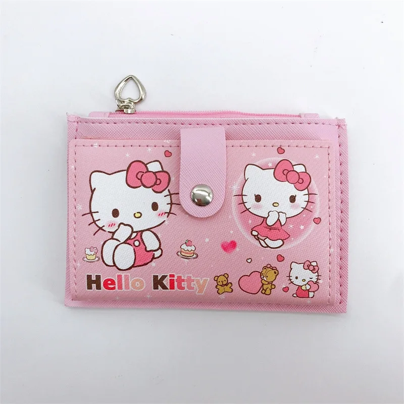 Hello Kitty Purse Sanrio Coin Pouch Clutch Bag Kids Purses Cute Wallet Kuromi Card Holder Purses and Bags Mini Purse for Girls