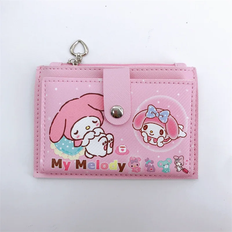 Hello Kitty Purse Sanrio Coin Pouch Clutch Bag Kids Purses Cute Wallet Kuromi Card Holder Purses and Bags Mini Purse for Girls