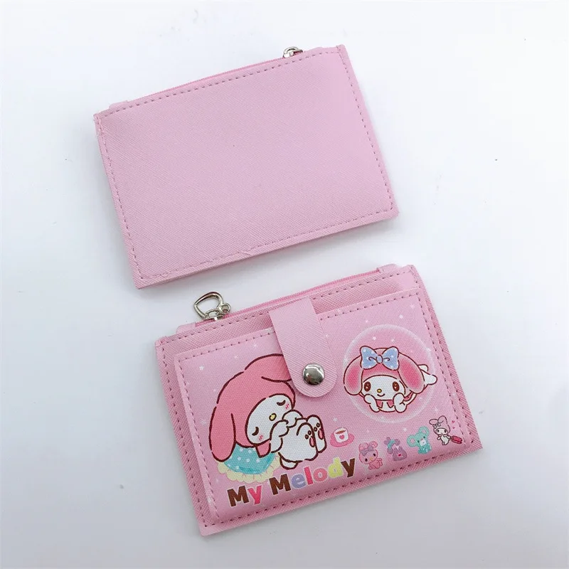 Hello Kitty Purse Sanrio Coin Pouch Clutch Bag Kids Purses Cute Wallet Kuromi Card Holder Purses and Bags Mini Purse for Girls