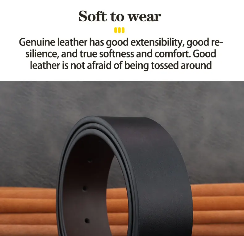 grade Stainless steel horse 3.8cm wide slide buckle men belts High genuine leather Waistband cowboy casual ceinture homme