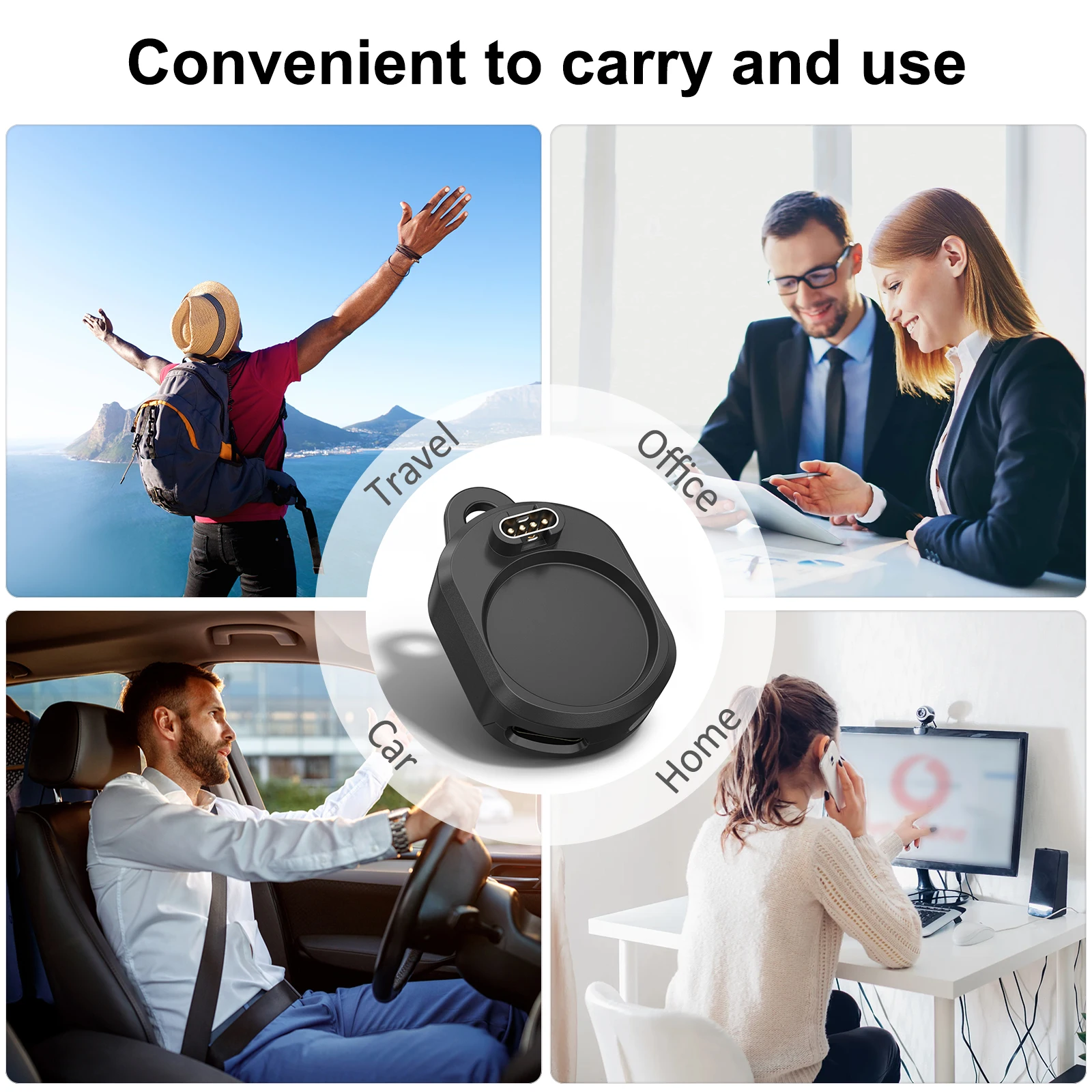 2 in 1 Type C/Micro USB Charging Adapter Converter For Garmin Fenix E 8 7 7X 6 6S 5 5X Venu 2S Vivoactive 3 4 Watch Charger Dock