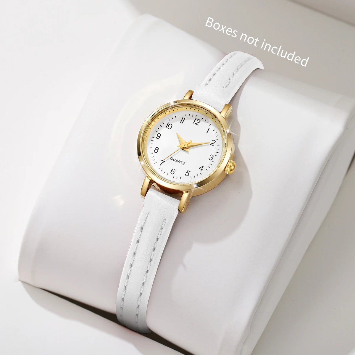 Fashion Small Dial Women's Quartz Watch Ladies Leather Strap Wrist Watches Reloj Mujer(Without Box)