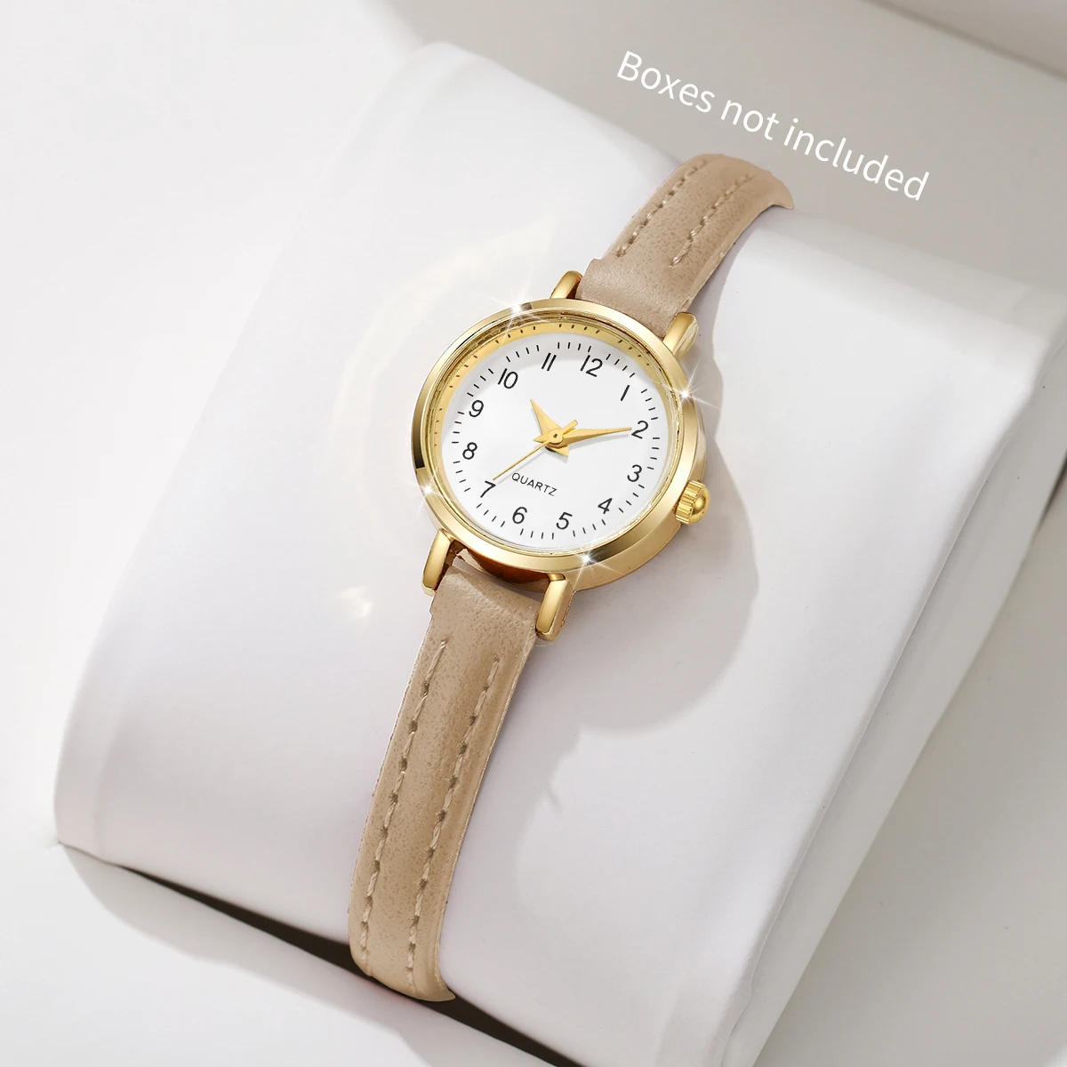 Fashion Small Dial Women's Quartz Watch Ladies Leather Strap Wrist Watches Reloj Mujer(Without Box)