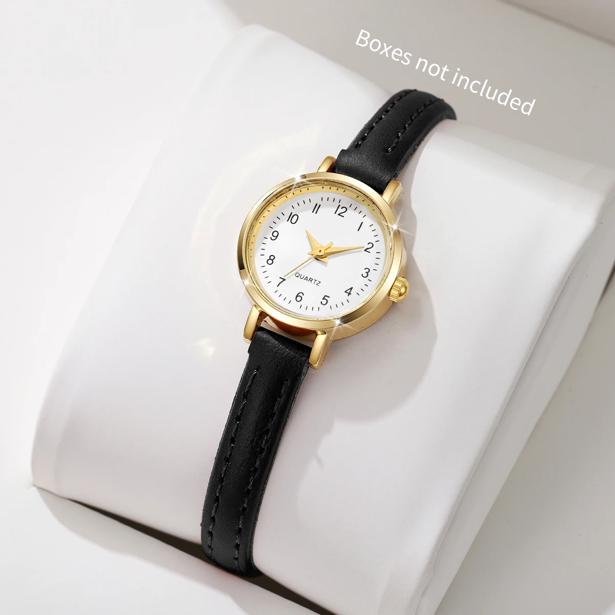 Fashion Small Dial Women's Quartz Watch Ladies Leather Strap Wrist Watches Reloj Mujer(Without Box)