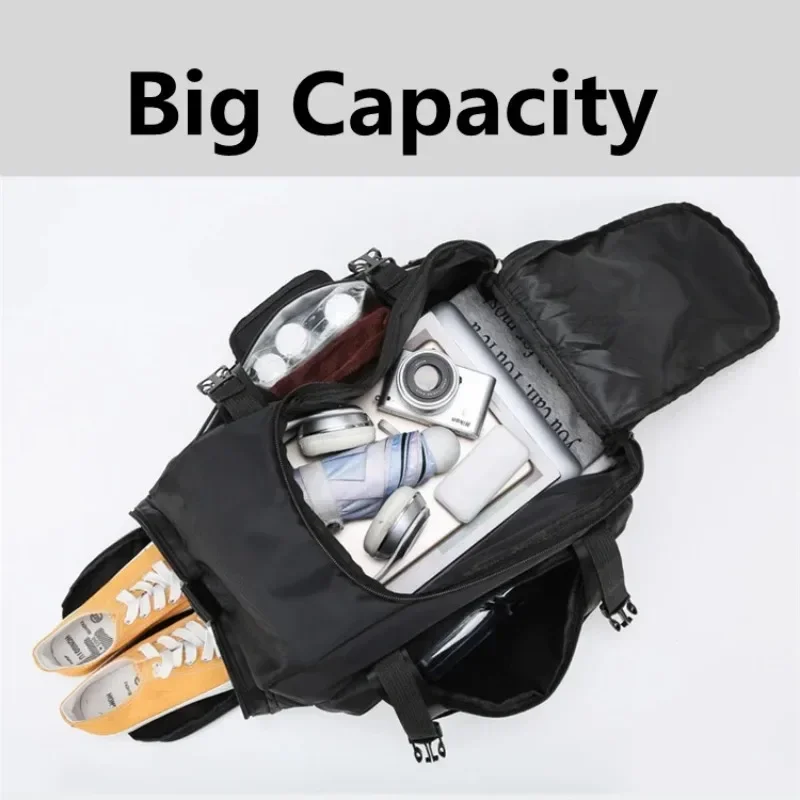 Travel Sports Bag Men Gym Bag Oxford Dry Wet Separation Bag Large Capacity Yoga Sports Backpack Luggage Bag Fitness Training Bag