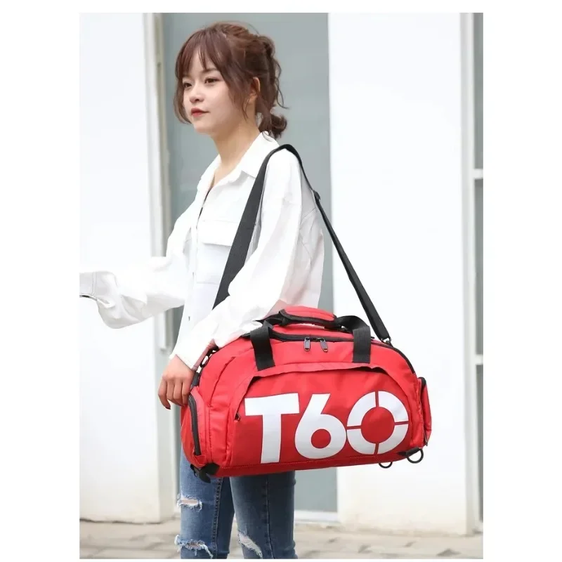 Travel Sports Bag Men Gym Bag Oxford Dry Wet Separation Bag Large Capacity Yoga Sports Backpack Luggage Bag Fitness Training Bag