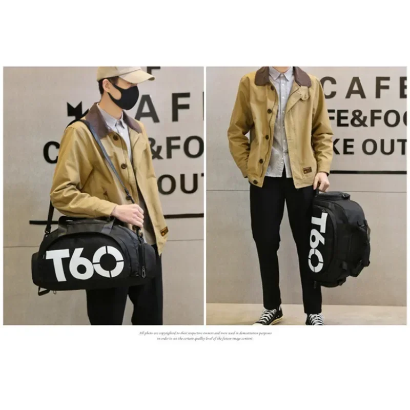 Travel Sports Bag Men Gym Bag Oxford Dry Wet Separation Bag Large Capacity Yoga Sports Backpack Luggage Bag Fitness Training Bag