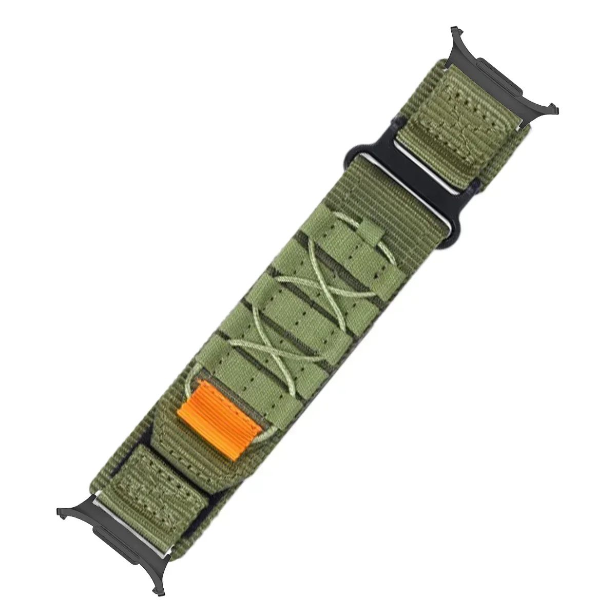 New Tactical Strap for Samsung Galaxy Watch Ultra 47mm Sport Nylon Strap for Galaxy Watch 7 Ultra 47mm women man Woven Bracelet