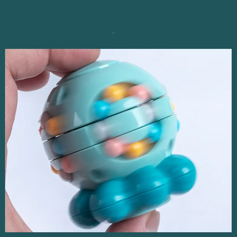 Magic Bean Cube Finger Rotating Stress Relief Toy for Adults Kids Antistress Anxiety Relief Fidget Cube Gifts Puzzle Toys