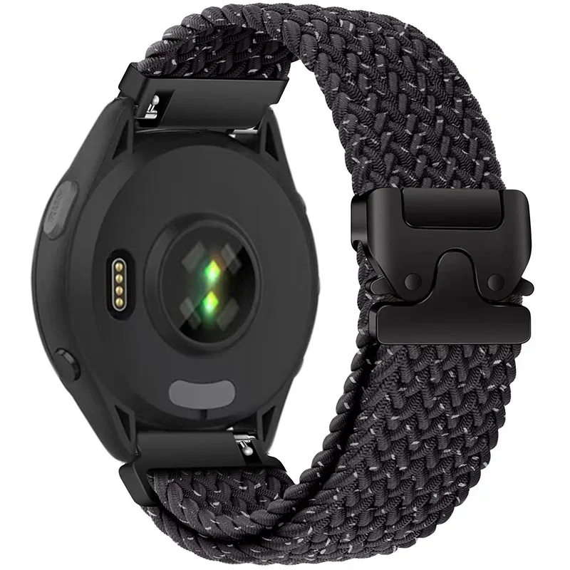 Braided Loop Strap For Garmin Forerunner 965 970 265 165 570 Parachute Buckle Nylon Watchband Garmin Venu 4/3/2 Active 6-5 Belt