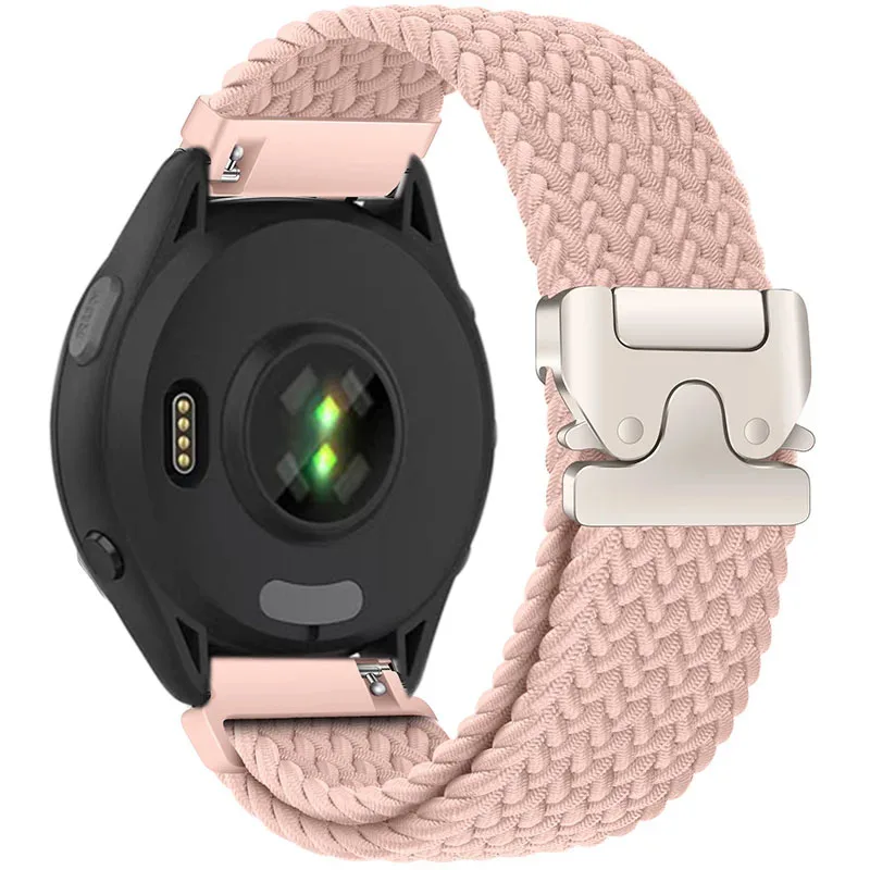 Braided Loop Strap For Garmin Forerunner 965 970 265 165 570 Parachute Buckle Nylon Watchband Garmin Venu 4/3/2 Active 6-5 Belt