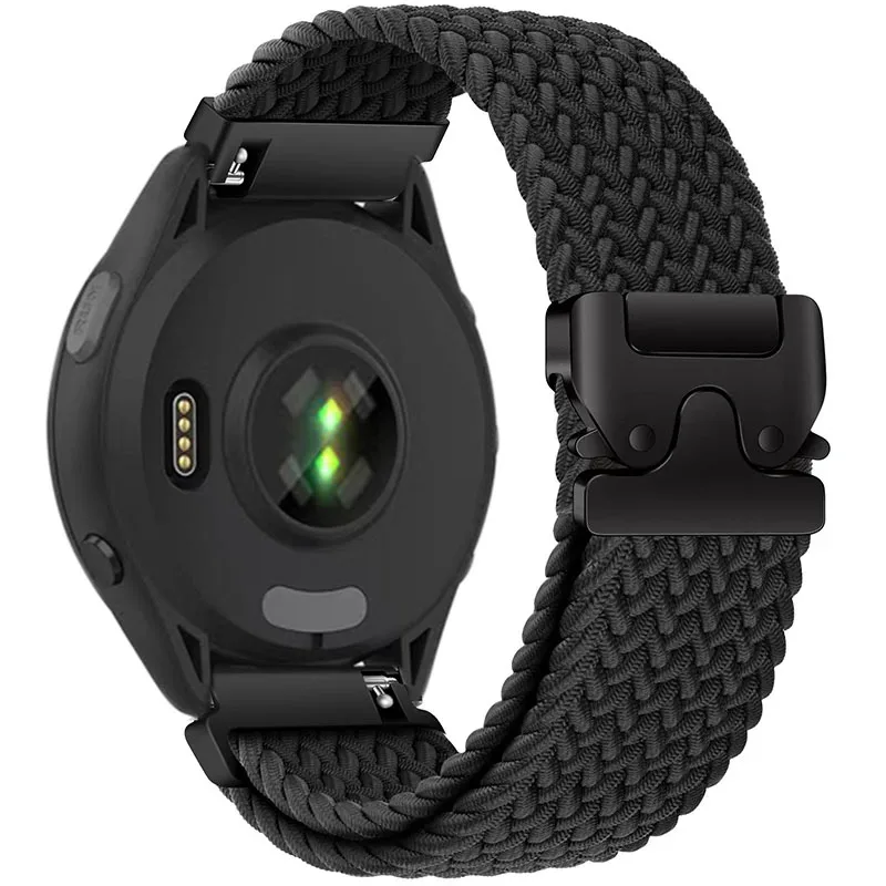 Braided Loop Strap For Garmin Forerunner 965 970 265 165 570 Parachute Buckle Nylon Watchband Garmin Venu 4/3/2 Active 6-5 Belt