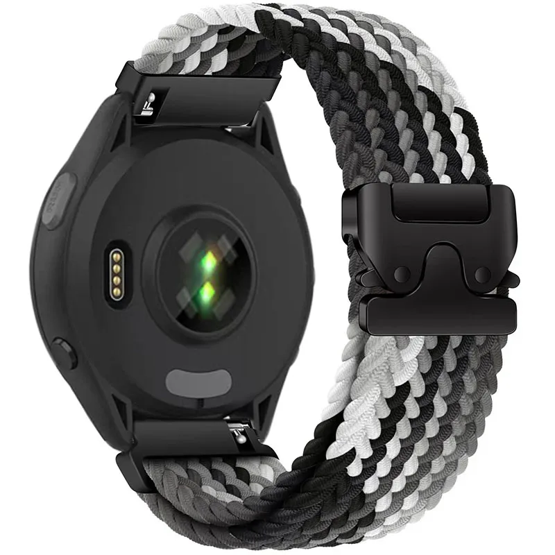 Braided Loop Strap For Garmin Forerunner 965 970 265 165 570 Parachute Buckle Nylon Watchband Garmin Venu 4/3/2 Active 6-5 Belt