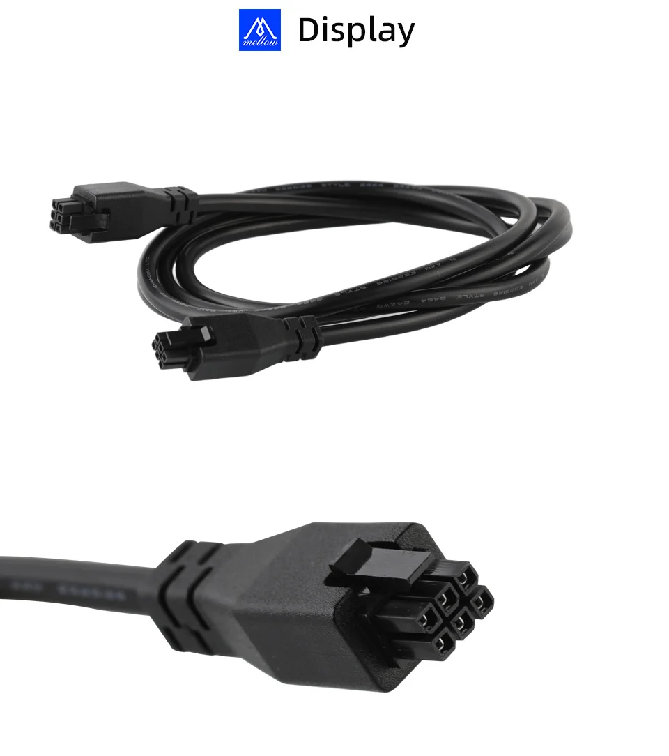 Mellow Premium 6-pin Extension Cable For Bambu Lab AMS X1 X1C P1P P1S 3D Printers AMS 0.5/1/1.5/2 Meters With Megnetic Ring