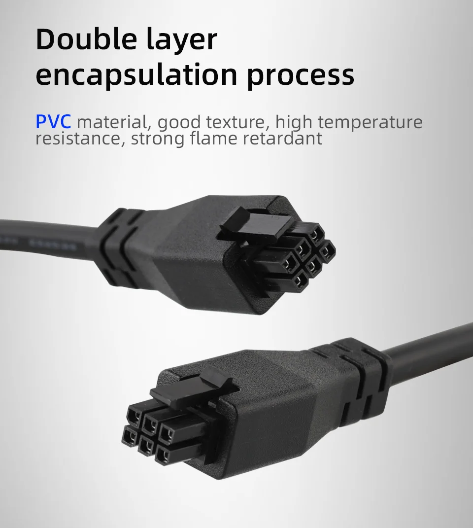 Mellow Premium 6-pin Extension Cable For Bambu Lab AMS X1 X1C P1P P1S 3D Printers AMS 0.5/1/1.5/2 Meters With Megnetic Ring