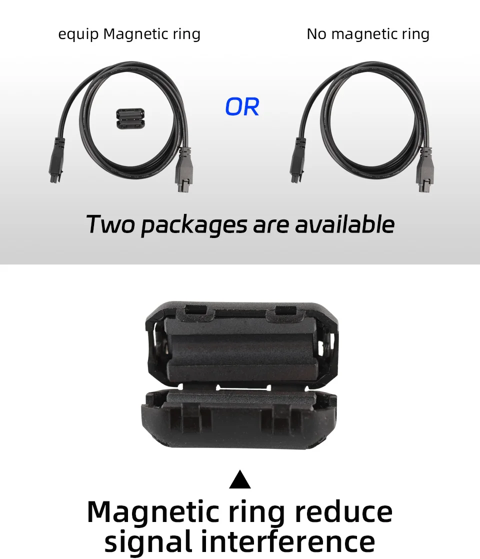 Mellow Premium 6-pin Extension Cable For Bambu Lab AMS X1 X1C P1P P1S 3D Printers AMS 0.5/1/1.5/2 Meters With Megnetic Ring