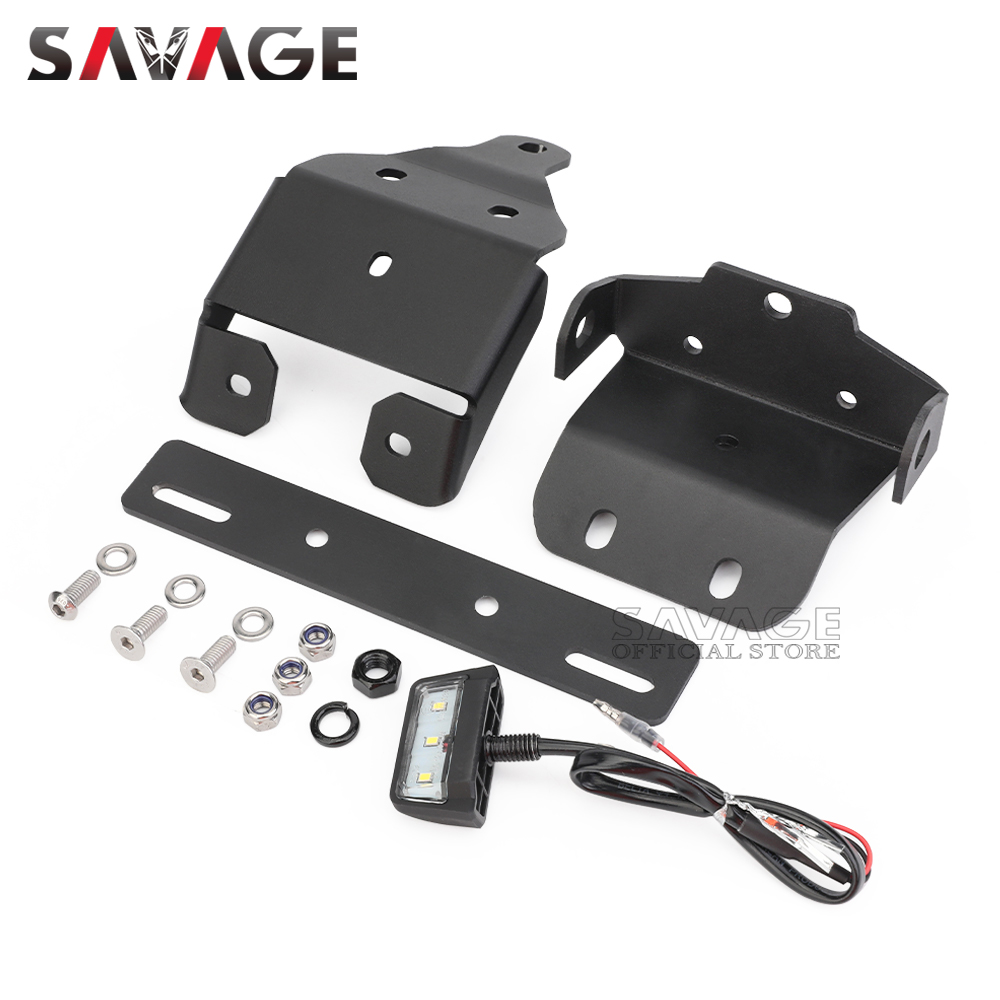 License Plate Holder LED Light For CFMOTO 450SR 450SS 450NK 250 SRS 450 SR SS Motorcycle Accessories Tail Tidy Fender Eliminator