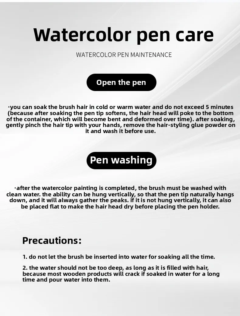 7 Pcs Premium Black Swan Brush Kit for Drawing, Watercolor Techniques, and Fine Art - Professional Artistic Nylon Paint Brushes