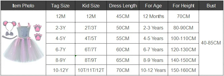 Sparkly Pink Grey Mouse Costumes for Baby Girls Gray Rat Tutu Dress for Kids Animal Halloween Outfits Children Birthday Clothes