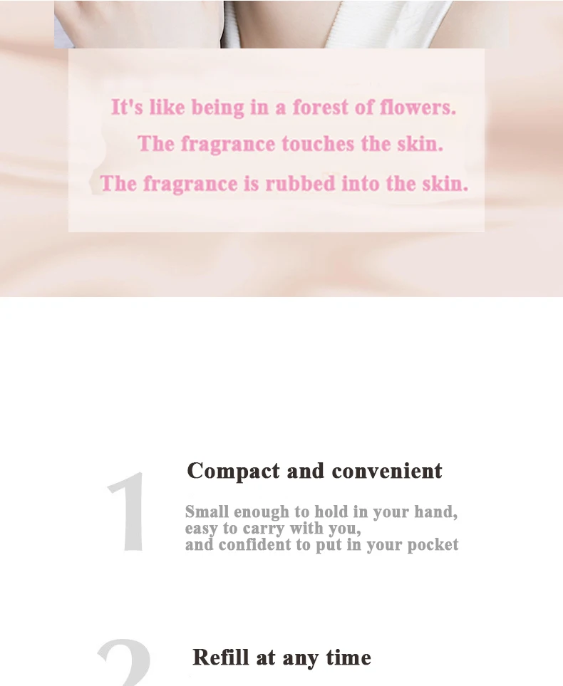 Heart-pounding solid perfume for men and women, light fragrance, long-lasting, natural and fresh perfume, portable perfume