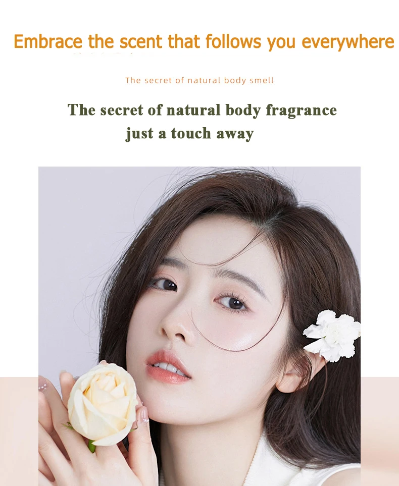 Heart-pounding solid perfume for men and women, light fragrance, long-lasting, natural and fresh perfume, portable perfume