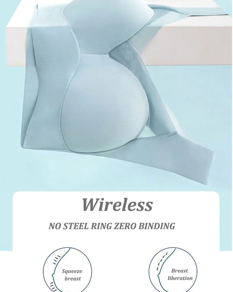 3Pcs/Set Sexy Lace Plus Size Sport Bra For Women Seamless Solid Color Push Up Underwear New Cozy Breathable Wire Free Brassiere