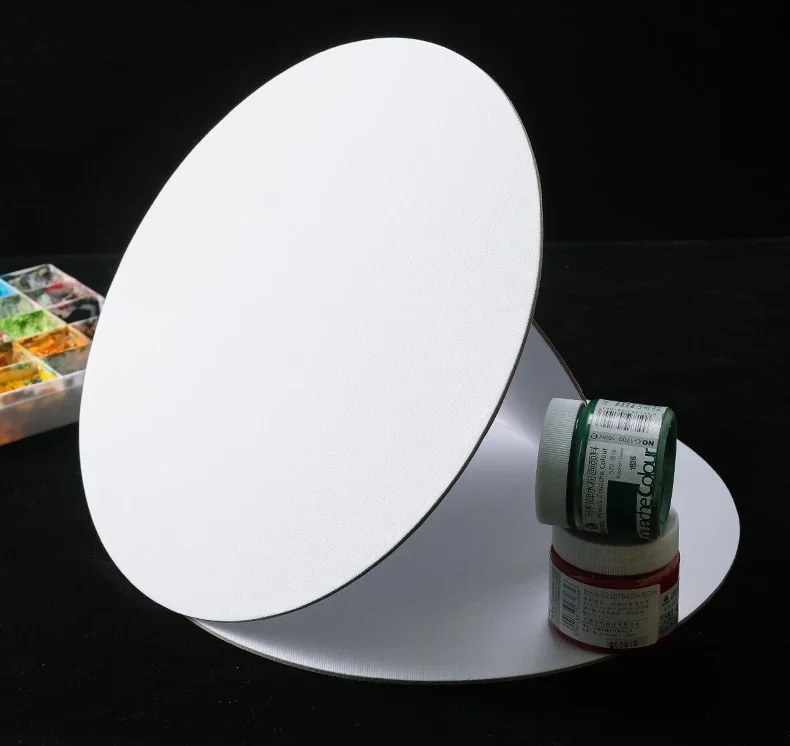 5pcs Canvas Board For Painting Cotton Blank,Primed White,Suitable For Gouache,Watercolor,Acrylic,Oil Painting,Art Supplies,HB-03