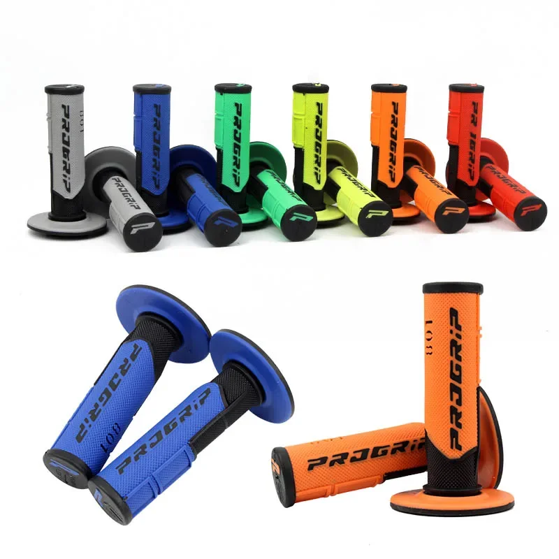 7/8 "22 24mm Universal Motorcycle Grips Handle Bar for YAMAHA Pit Bike Motocross Motorbike Rubber GEL Domino Grip 6 Colors
