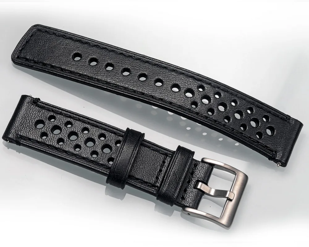 Hemsut Genuine Leather Watch Band Quick Release Italian Cowhide Rrist Straps For Man Soft Breathable 18 20 22 24mm