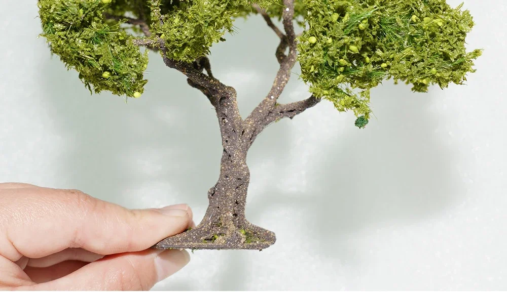 Hot-selling Model Material Wire Tree Model Mountain Sand Table Decoration Diy Model Green Tree Train Railway Railroad Layout