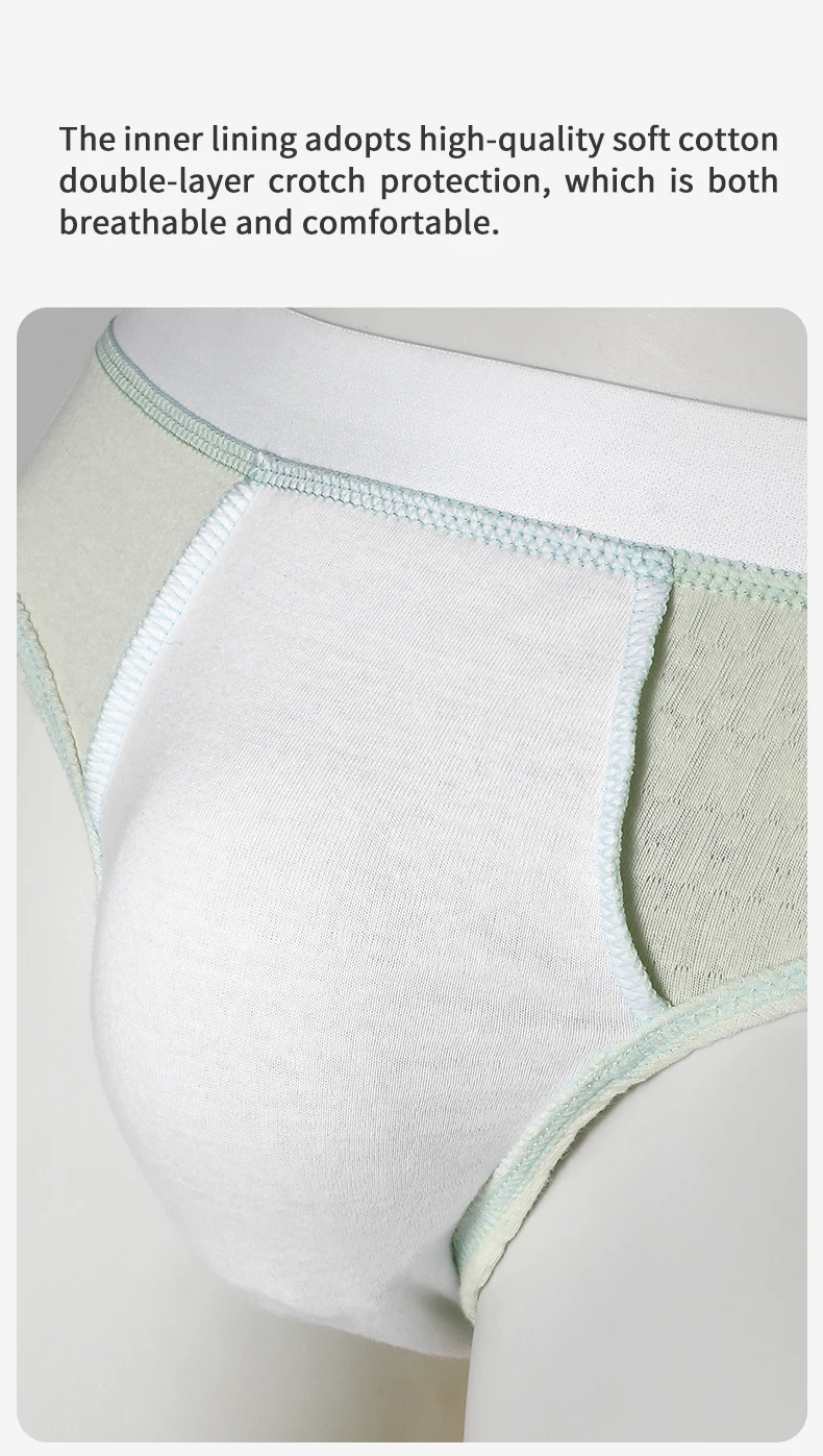 Men's briefs underwear cotton men's baby cotton pants head summer thin trend boys sports antibacterial shorts