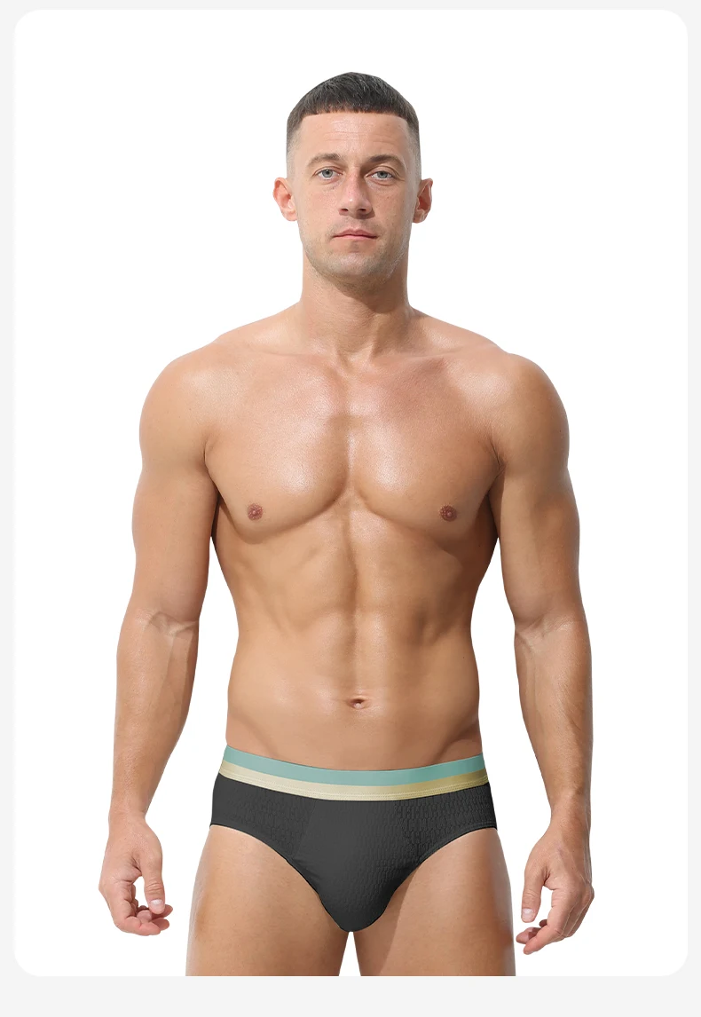 Men's briefs underwear cotton men's baby cotton pants head summer thin trend boys sports antibacterial shorts